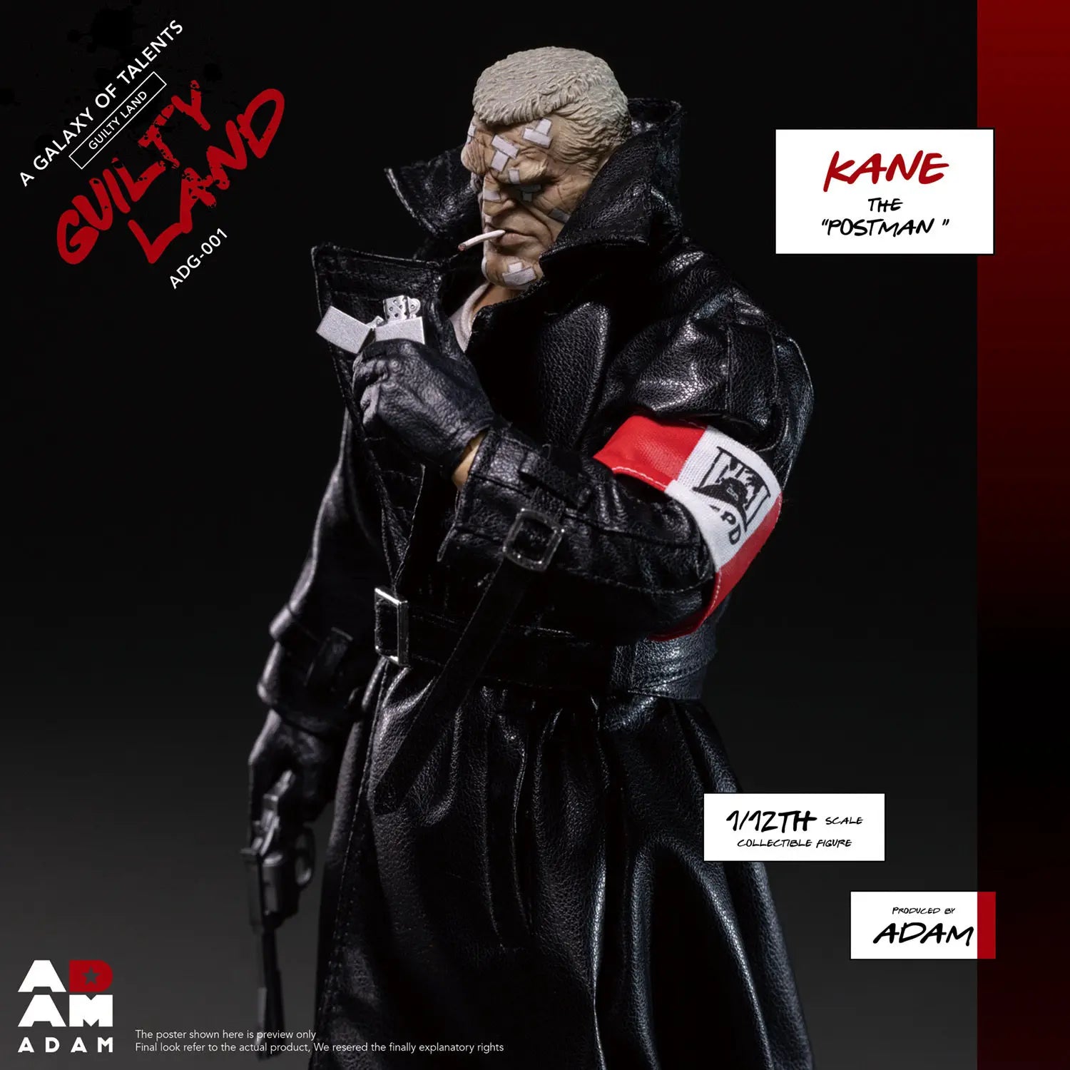 New In Stock Muff Toys Adam The Wicked City The City Of Extreme Evil Mailman Cain Figurine