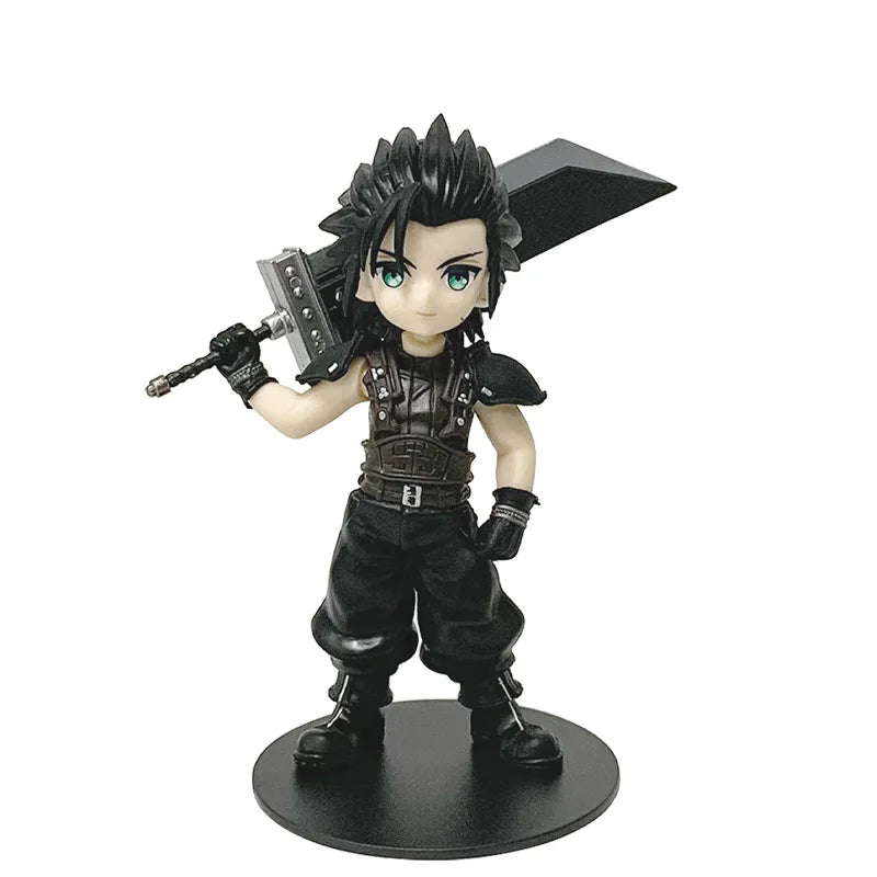 11-12cm Anime Cloud Strife Tifa Lockhart Aerith Gainsborough Zack·Fair Figure Model PVC Toy Desktop Collection Accessories Gift