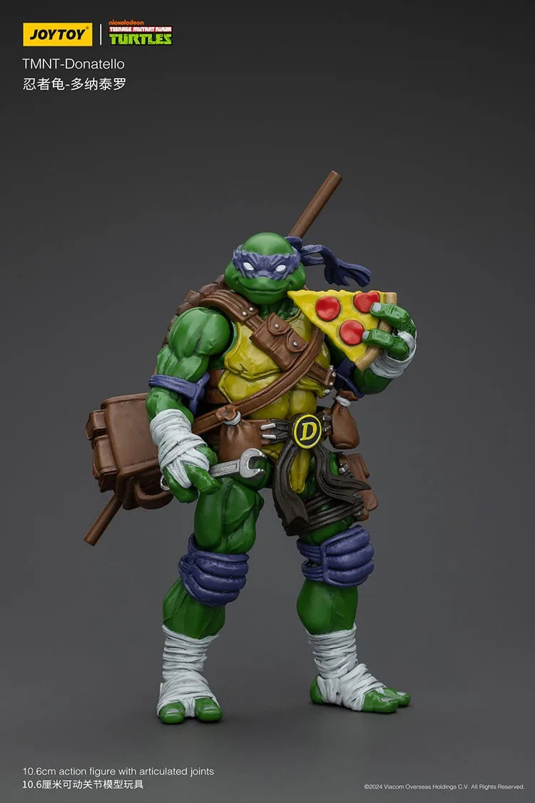JOY TOY TMNT Donatello Action Figures Original Doll Decoration Gift Collection Garage Model Kits