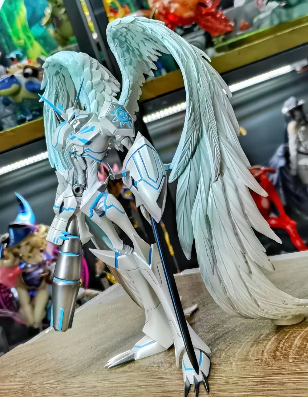 20 см/7,87 инча Аниме Digimon Adventure Фигура Omegamon Merciful Mode Екшън Фигурки PVC Статуя Колекция Модел Играчки Подаръци