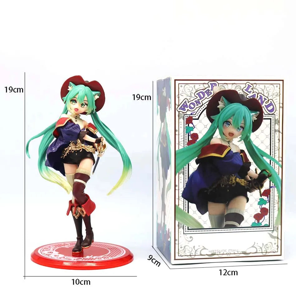 20cm Fashion Hatsune Miku Anime Figure Kimono Hatsune Miku Action Figures Kawaii Girl Figurine PVC Collection Model Toys