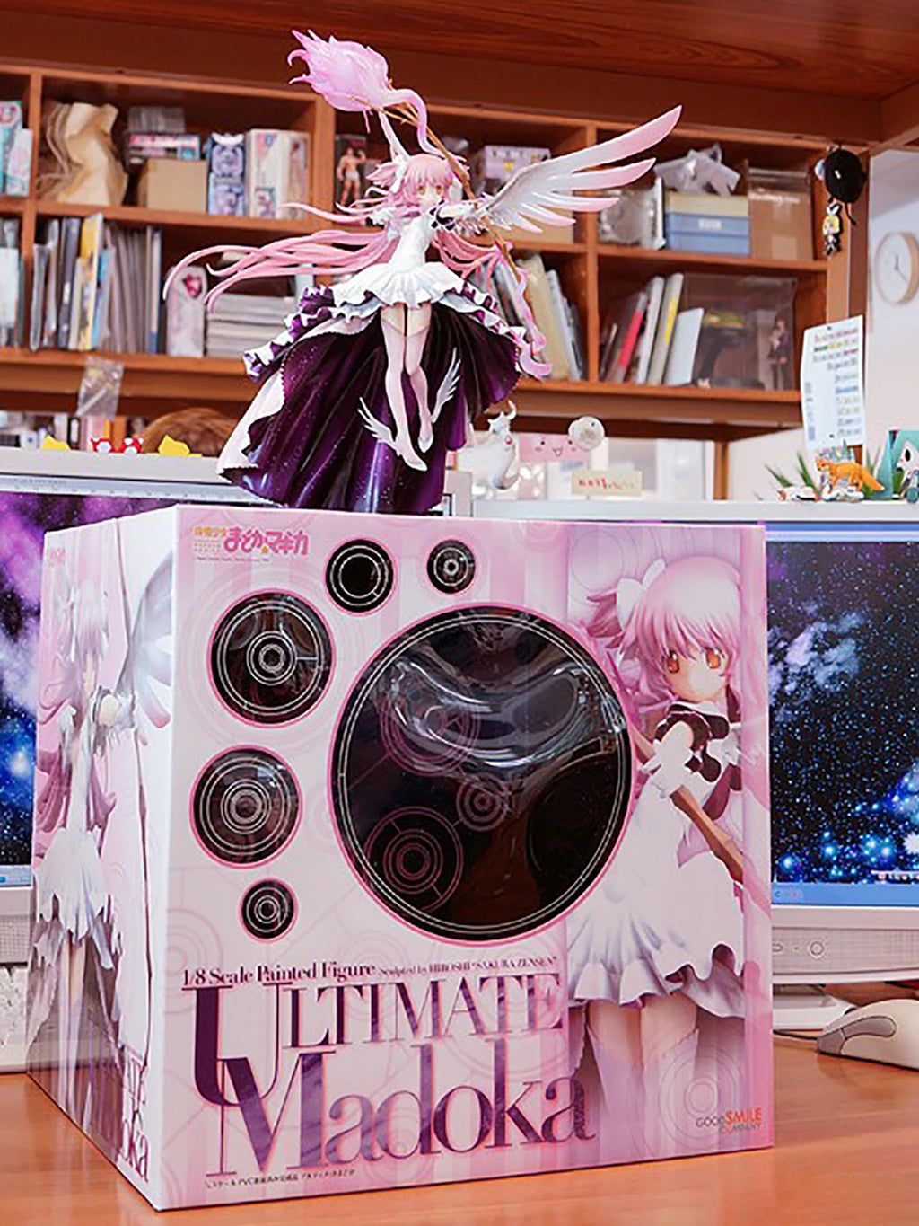 Original Genuine Good Smile Company Prepainted Mahou Shoujo MadokaMagica Ultimate Madoka 1/8 L=360mm H=330mm Anime Figure Gift