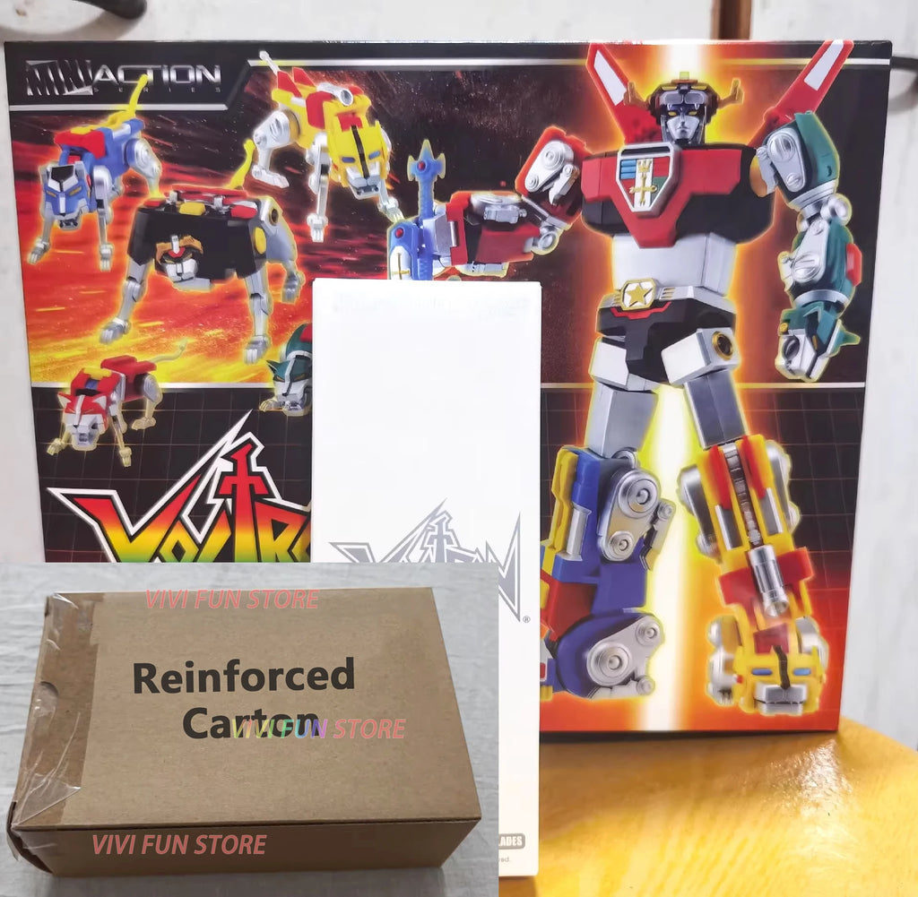In Stock Action Toys Voltron GoLion LION FORCE Mini Action Movable Model Toys Collection 5 in 1 Combination