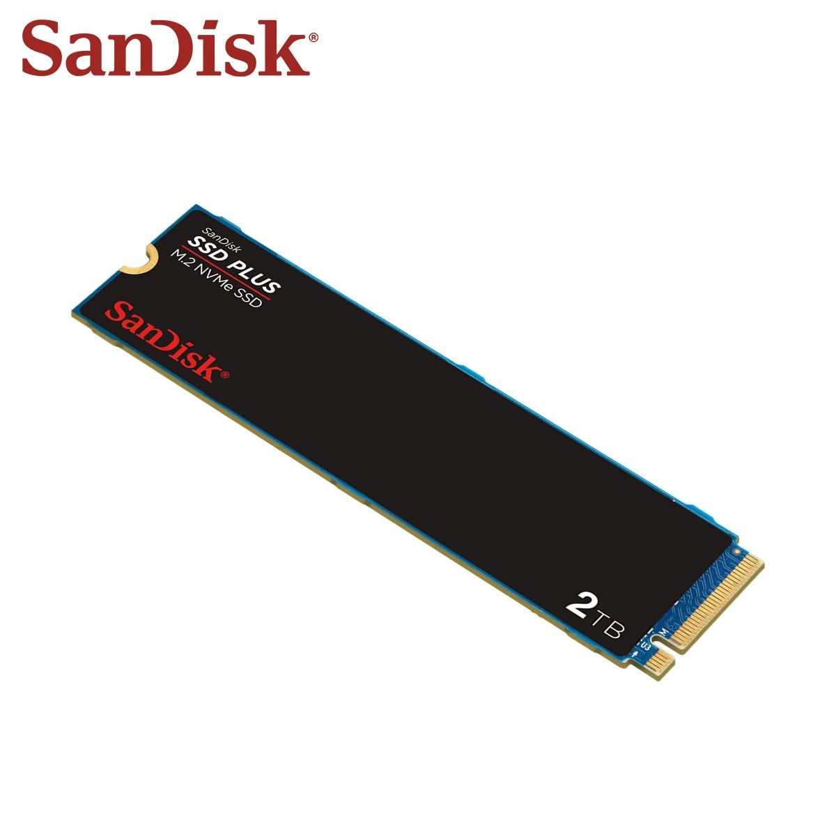 SanDisk M.2 2280 NVMe SSD PLUS PCIe Gen 3.0 Internal Solid State Drive 250GB 500GB 1TB 2TB Hard Disk Original Hard Drive for PC