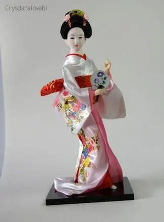 30cm Statuette Ethnic Japanese Geisha Dolls Kimono Dolls Belle Girl Lady Collection Home Decoration Miniature Figurines