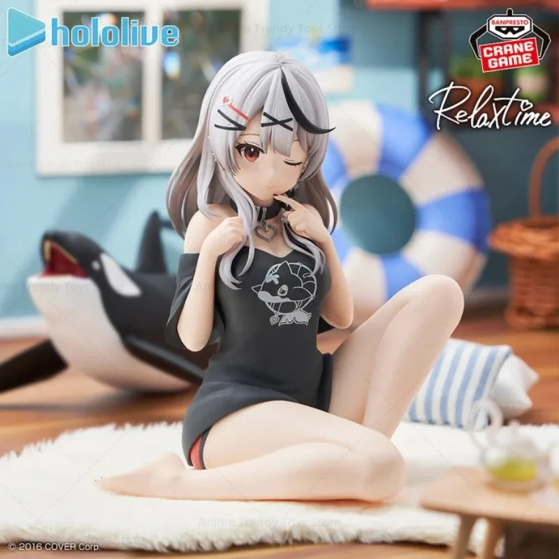 In Stock BANPRESTO Original Relax time hololive IF Sakamata Chloe Figure Anime Model Genuine Box Toy Figurine Gift WY