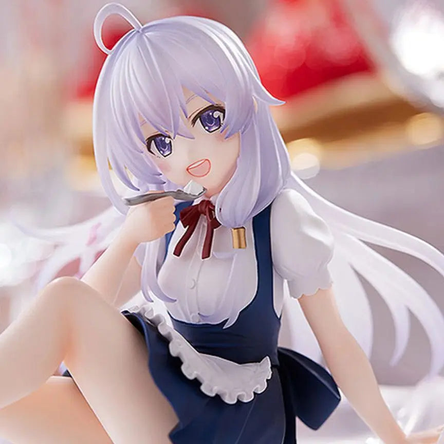 The Journey Of Elaina Ice Cream Anime Elaina Sitting Posture Doll Collect Models Action Figure Room Decor Car Ornament Gift Toys