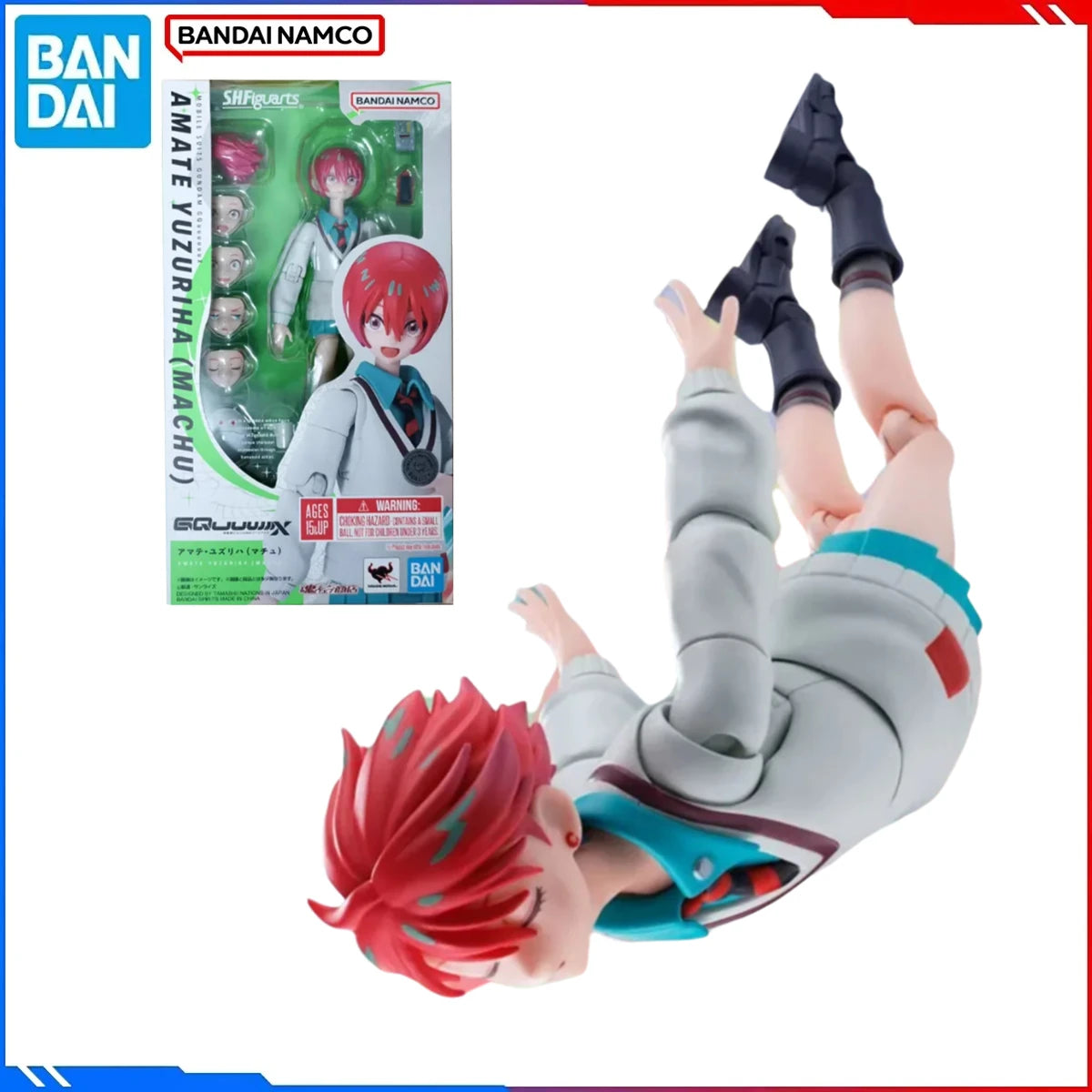 Bandai SHF Gundam Amate Yuzuriha & Machu A Highly Articulated & Detailed Anime Figure Duo in Stock & Ready To Gift Original Box