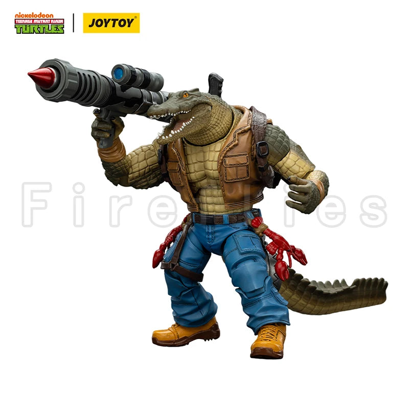 1/18 JOYTOY Action Figure Turtles Leatherhead Metalhead Anime Toy