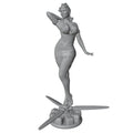 1/24/18 scale resin figurine character model, high-fidelity model action figure, not painted, perfect for gaming and collection