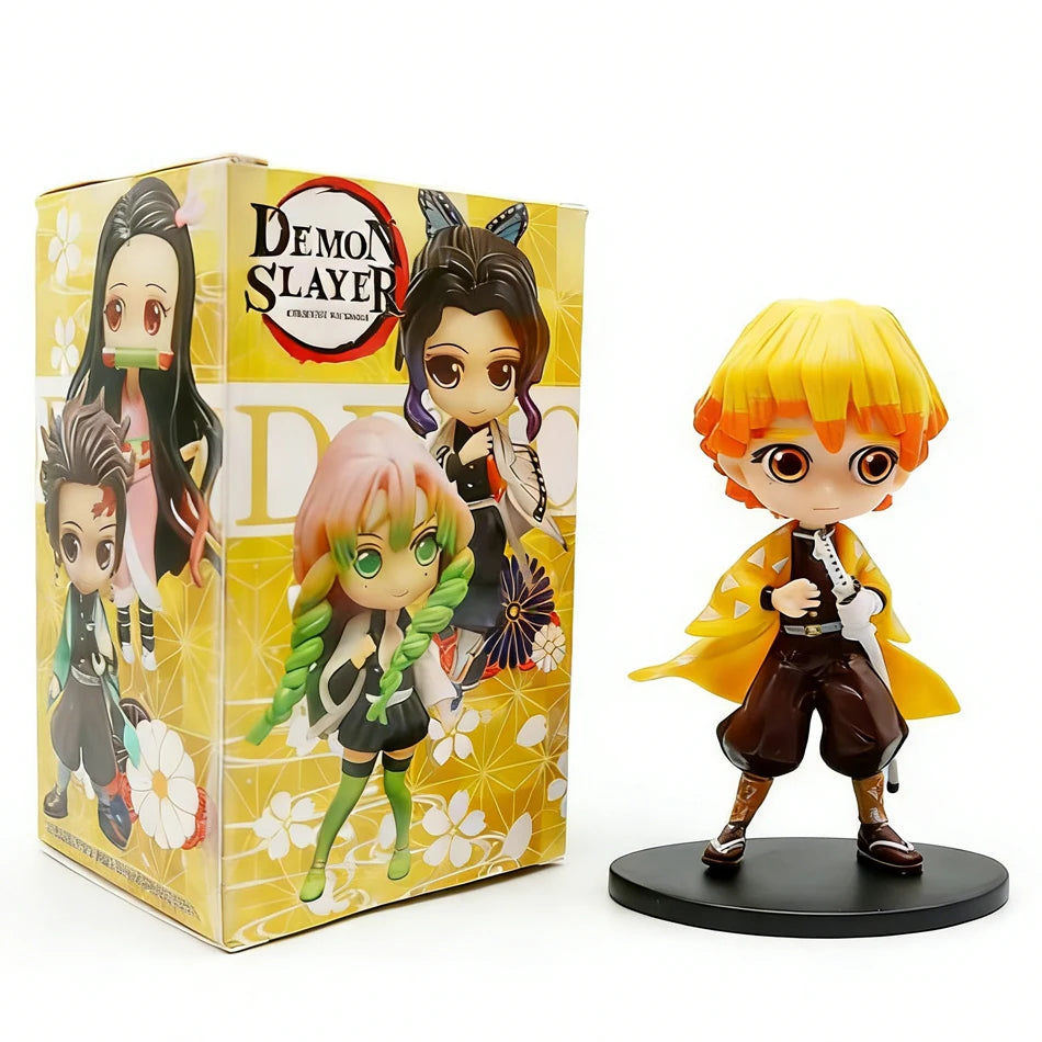 Demon Slayer Action Figurine - Kimetsu No Yaiba Kamado Tanjirou Nezuko Agatsuma Zenitsu PVC Model Doll Anime Collectible Toys
