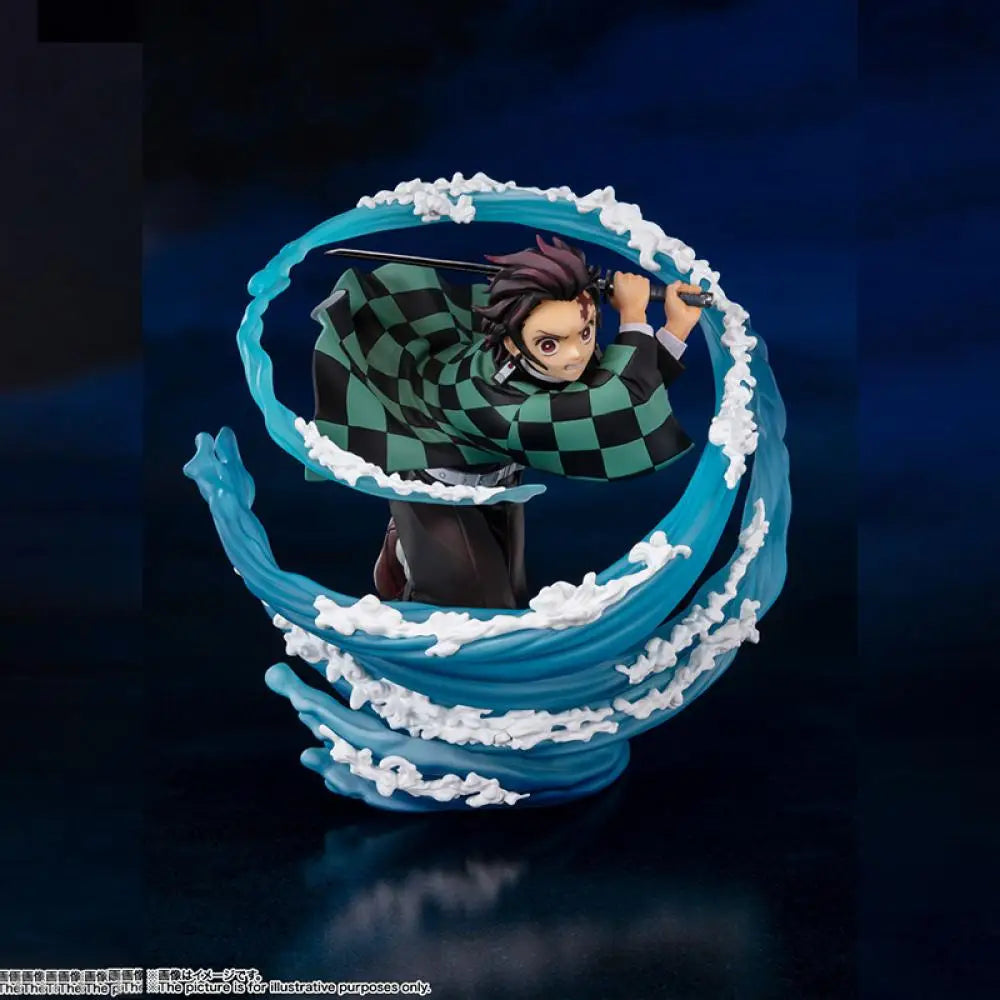 Bandai Genuine Kamado Tanjirou Breath of water Figuarts ZERO Demon Slayer EXTRA BATTLE Anime Peripheral Doll for Collectors