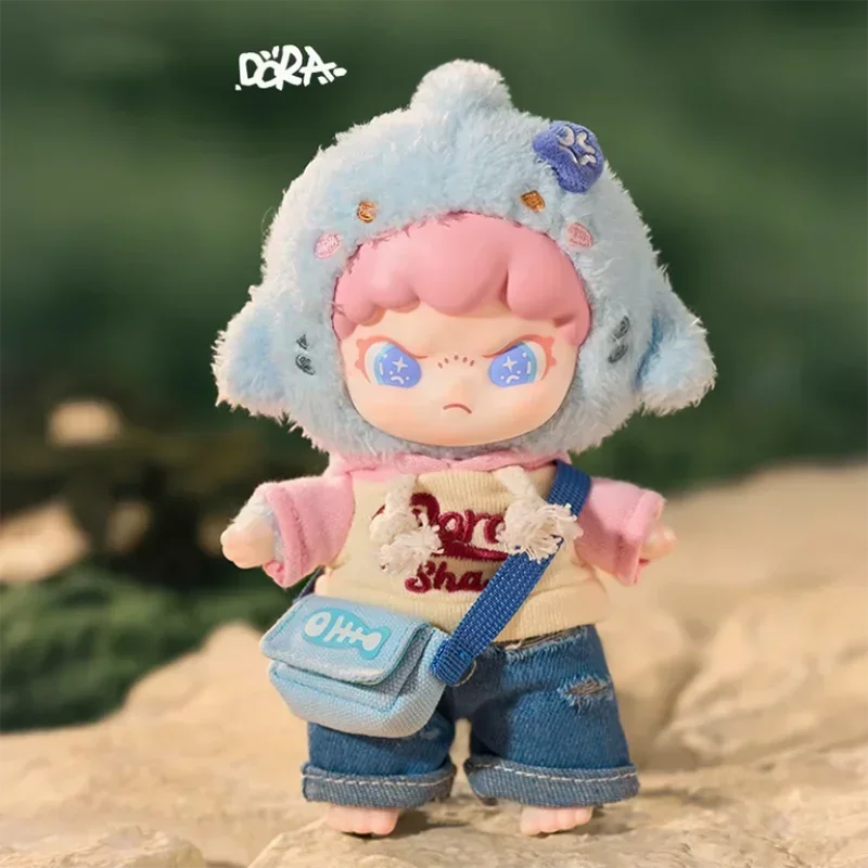 Dora Sharky Lala Girl Serie Anime Actionfigur Anhänger und 34 cm Puppenspielzeug Sammlerstück Trendy Schlüsselanhänger Ornament Geburtstagsgeschenke