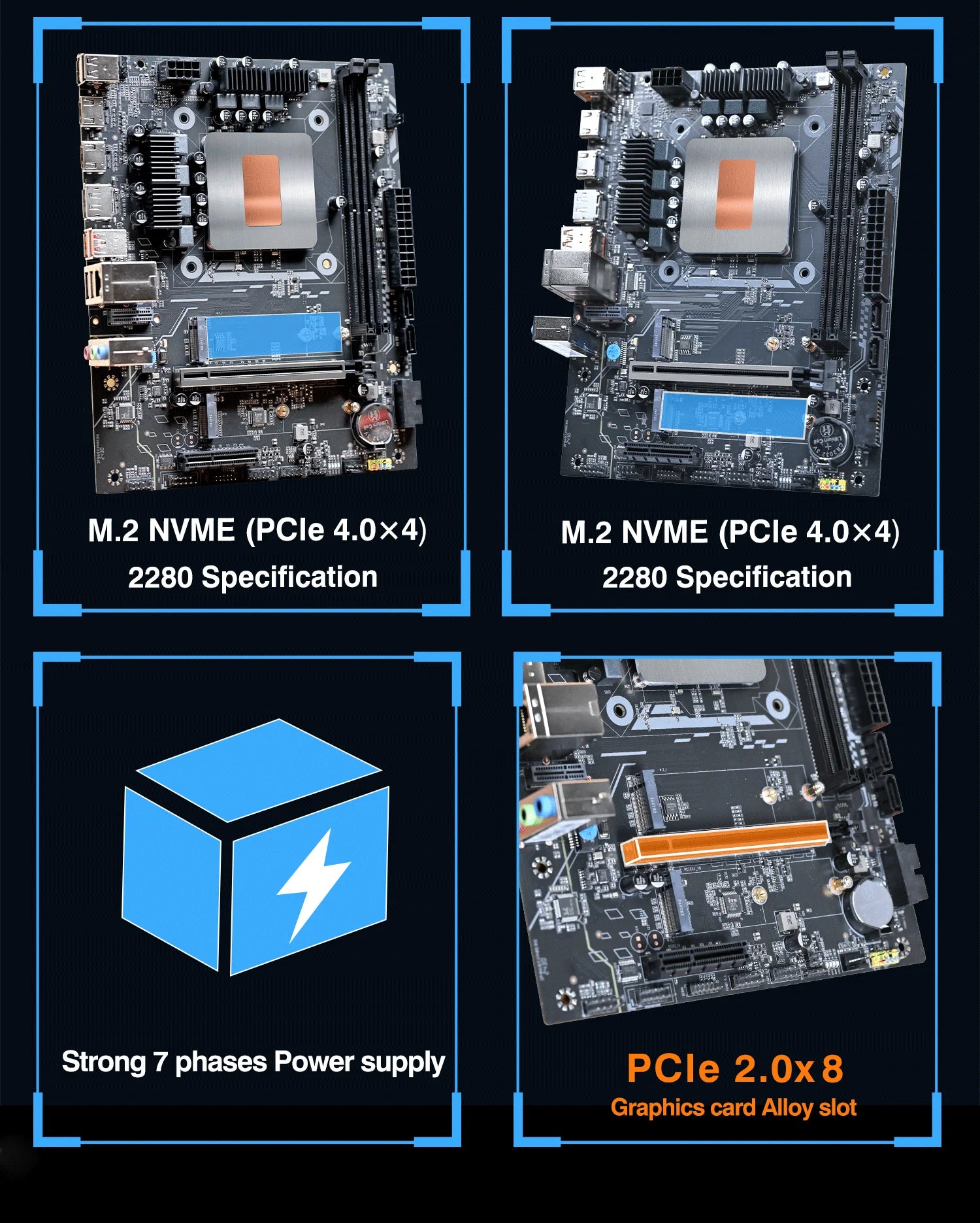 DIY-Gaming-Computer-Motherboard mit Onboard-CPU 13. Core Interpose Kit Q1J1 ES 0000 8C12T DDR4 RAM LGA115X Desktop-PC