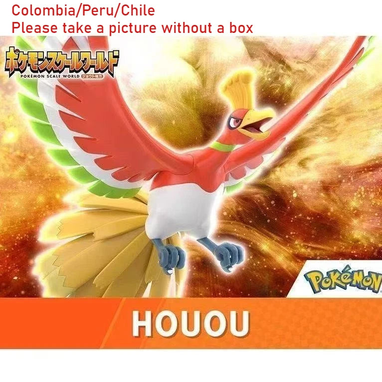 Bandai Original Pokemon Scale World Jouto Region Houou Lugia Anime Figures Collection Gifts Model Ornaments