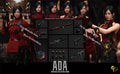 Master Team MTtoys018 1/6 Ada Wang Female Soldier Red Cheongsam Sweater Decor Double Head Sculpt Movable Eyes 12" Action Figure