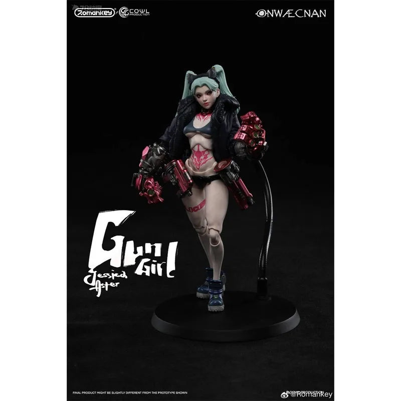 1/12 Romankey X COWL GUN GIRL Jessica Aster Repair ver. Action Figure Toys For Boys /Girls /Kids /Christmas Gift Model Ornaments