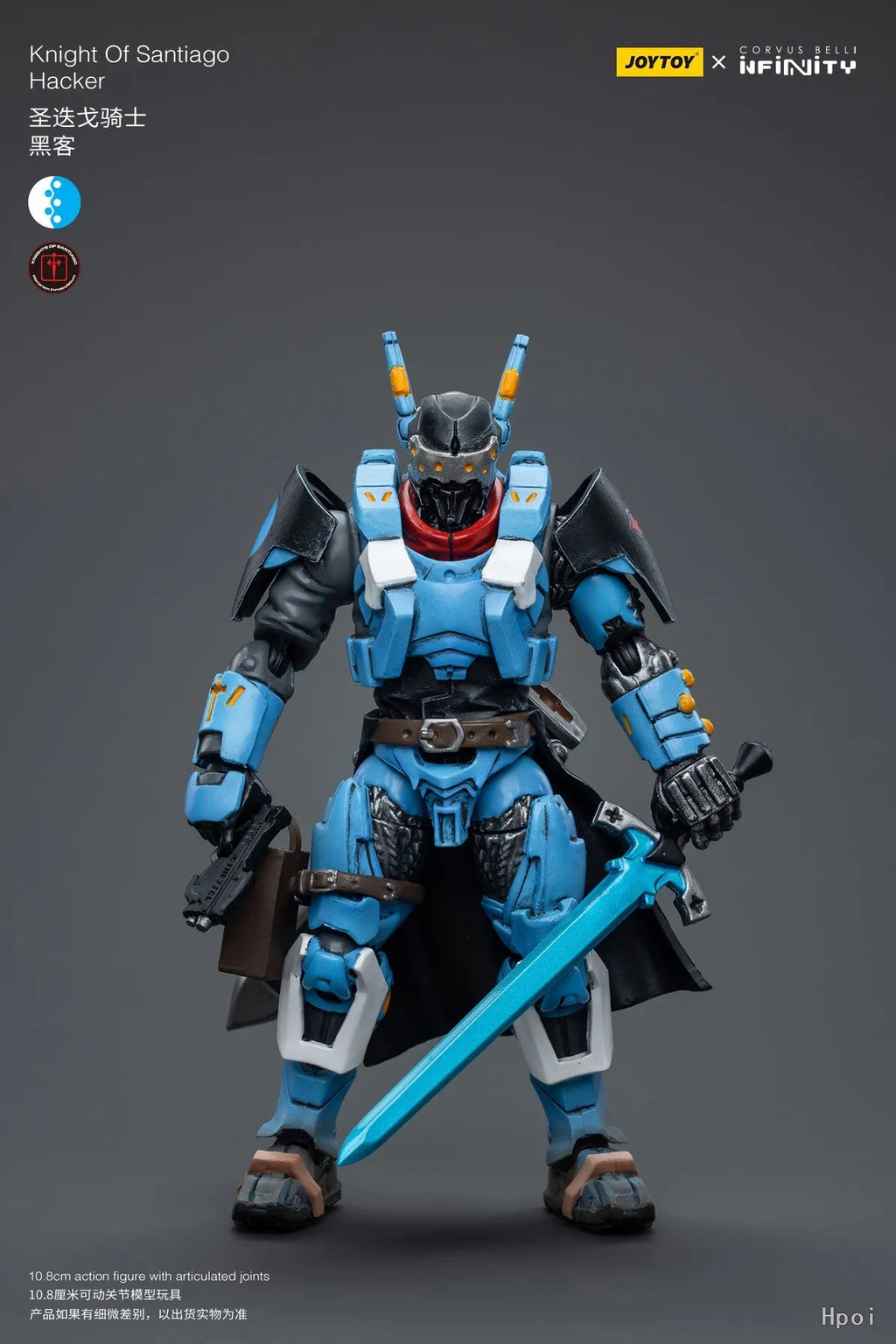 【TM】In Stock JOYTOY INFINITY Knight of Santiago Hacker 1/18 Action Figures Model Toy Gift Collection Ornament