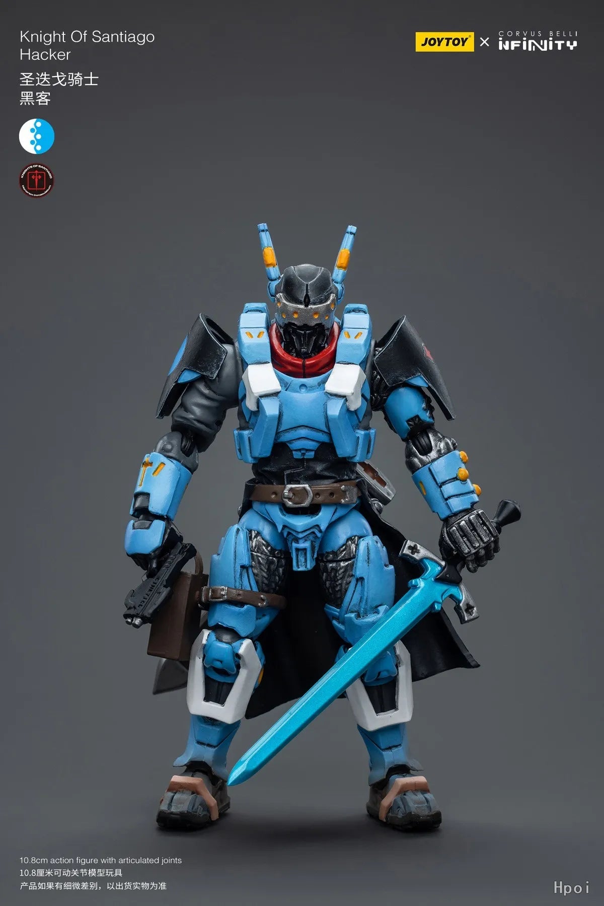 【TM】In Stock JOYTOY INFINITY Knight of Santiago Hacker 1/18 Action Figures Model Toy Gift Collection Ornament