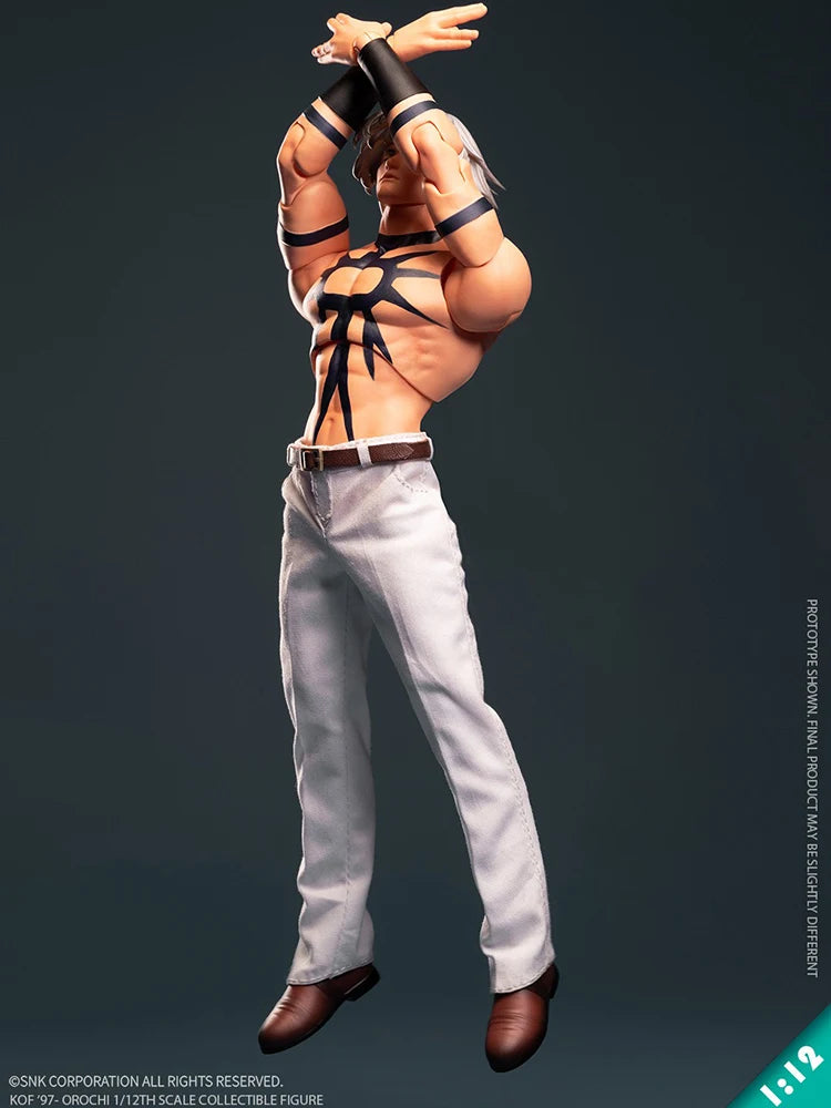 Tunshi Studio The King Ts-015 SHF 97 Sun God Orochi Rugal 1/12 Scale Poseable Action Figure Collectible Game Peripherals Model
