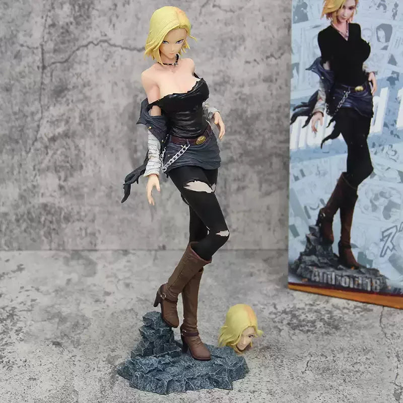 Bandai Dragon Ball Z Android 18 HB GK Model Anime Beautiful Girl Action Figure Akira Toriyama Decoration