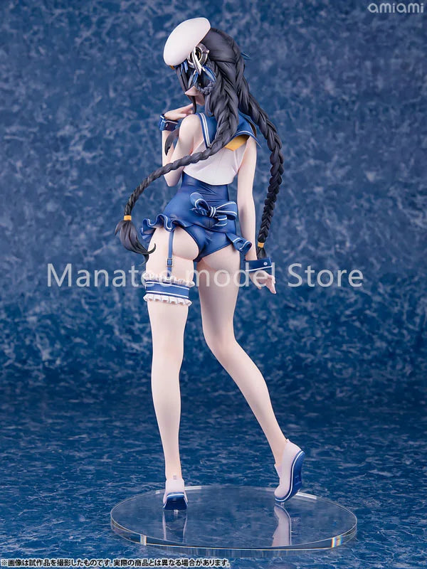 AmiAmi x AMAKUNI Original PHANTASY STAR ONLINE 2 es Blue Sea Annette 1/7 PVC Action Figure Anime Model Toys Doll Gift