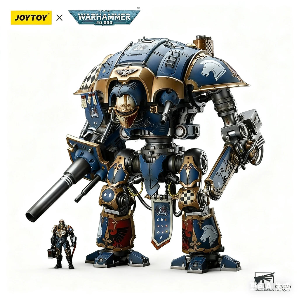 JOYTOY Warhammer 40,000 Action Figure 54CM Imperial Knights House Terryn Knight Paladin 1:18 Mecha Model Ultra-rare Collection