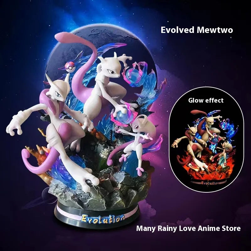 New Bkm Evolution Group Super Dream Spitfire Dragon Geng Ghost Bulbasaur Seed Johnny Turtle Handmade Model Trendy Play Doll Gift