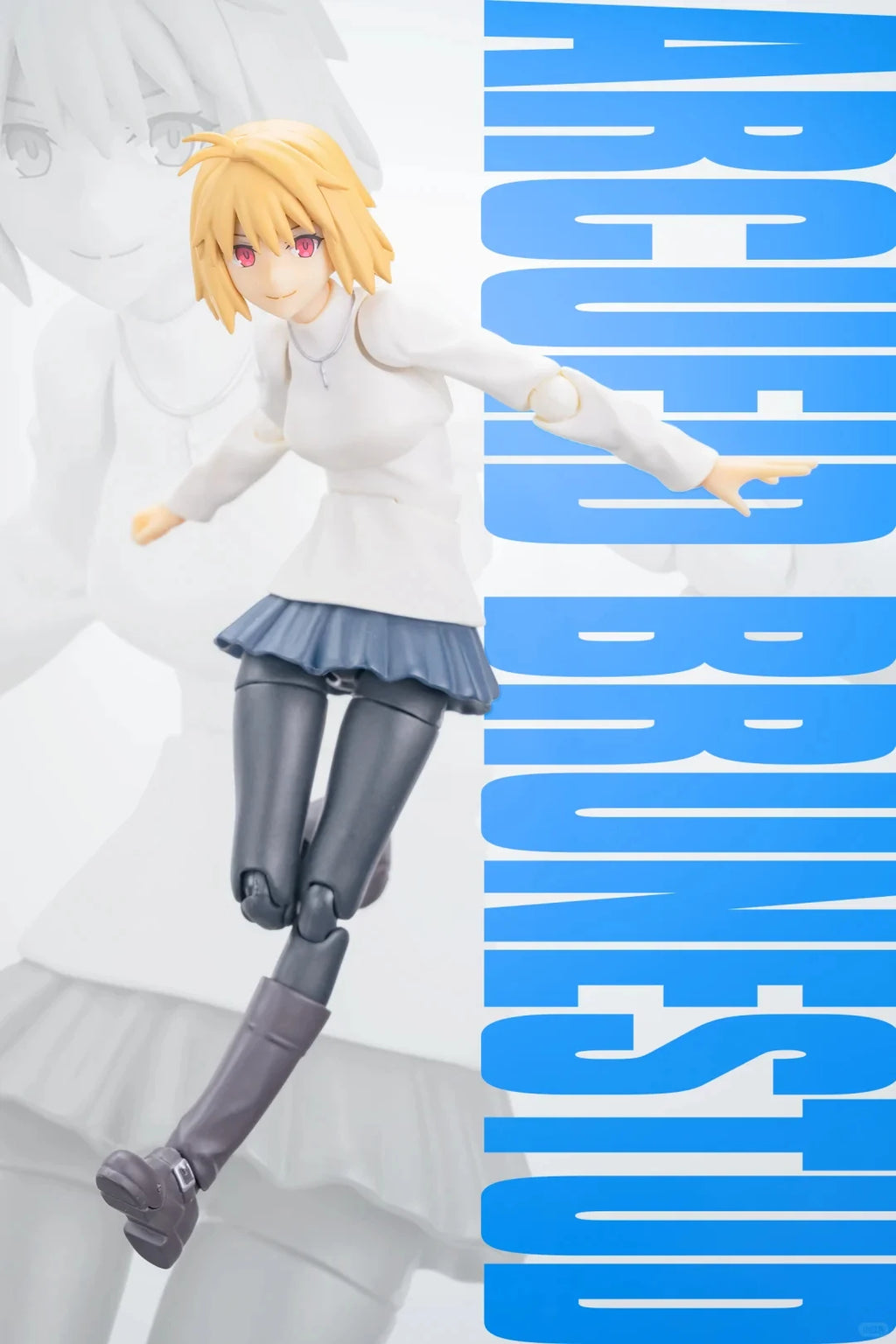 Brand New Genuine Max Factory GSC Figma 612 Tsukihime -A Piece of Blue Glass Moon- Arcueid Brunestud Action Figure Model Toys