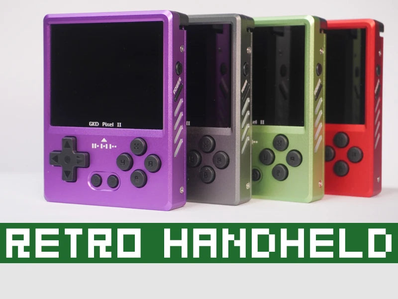 GKD Pixel 2 Handheld Game Console 2.4-Inch Retro Nostalgia New Portable Game