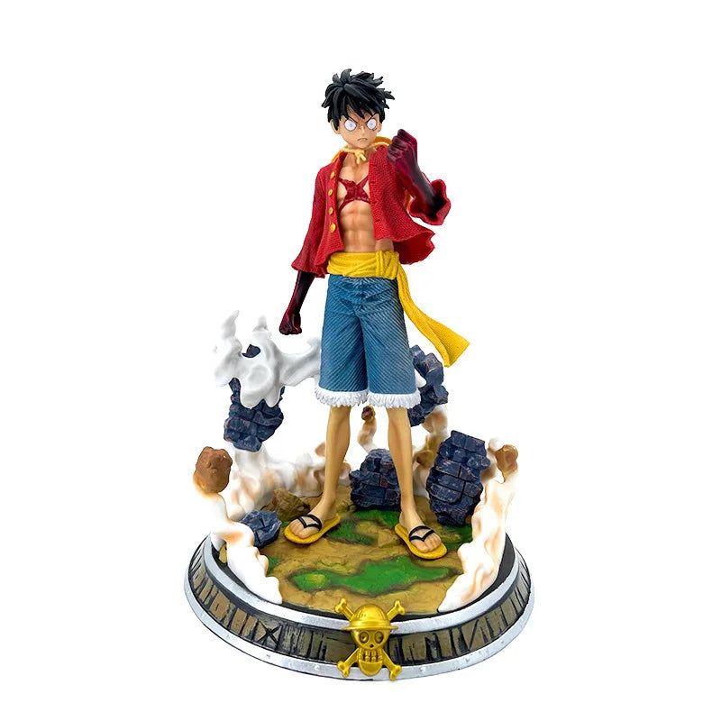 One Piece GK Anime Figur Modell Gear 4 Monkey D Luffy Actionfigur 24 cm Höhe Statue Sammlung Spielzeugpuppe Figma