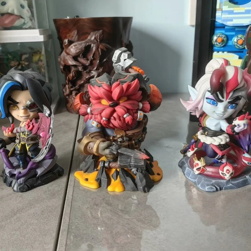 In Stock League Of Legends Ornn Fire Below The Mountain New Edition Q Version Figure Charm Collectible Gift Series Ornaments