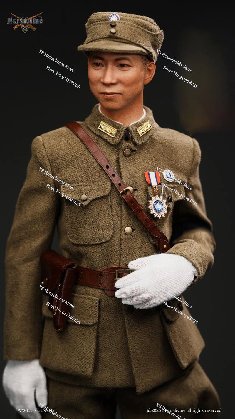 Marsdivine CHN-047 General Xue CHN-048 Zhang Miliatry Leader Army Uniform Commander Cloth Action Figure 12" Soldier Model Toys
