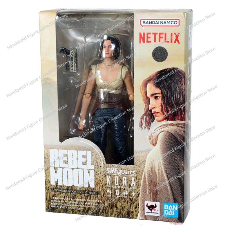 In Stock Bandai S.H.Figuarts SHF Rebel Moon: A Child of Fire Kora Jimmy Animation Action Figure Toy Model Collection Hobby
