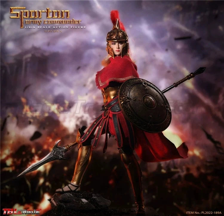 【MT】Original TBLeague PL2022-189A/B Spartan Army Commander Golden Black 1/6 Action Figure Model Collection