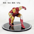 Marvel Action Figures Hulk Capain America Ironman Spider man Model Collecion With Base 10-13CM