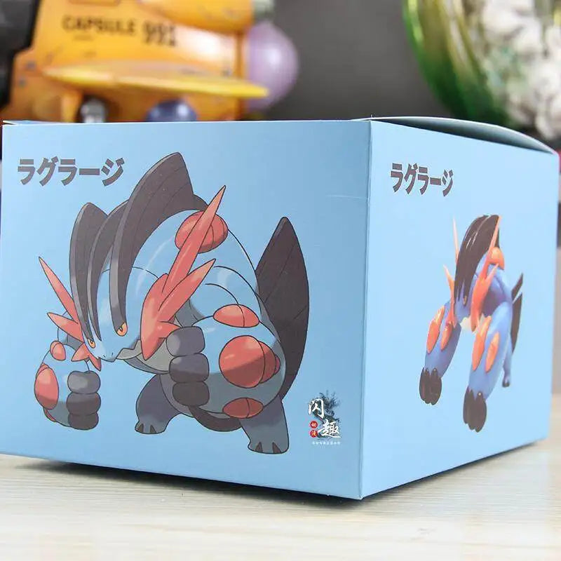 9cm Mega Swampert Anime Figure Model Statue Collection Desktop Decoration Ornament Toys Gifts For Fans