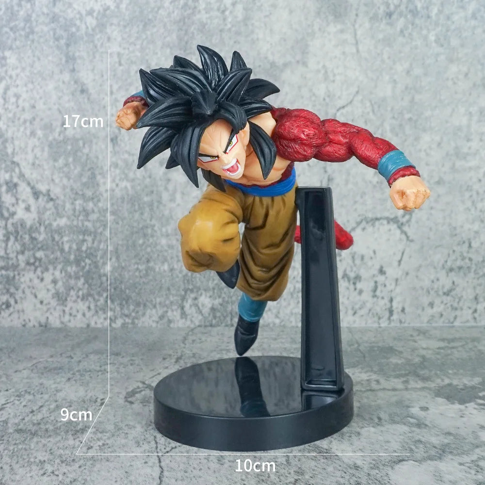 20CM Anime Dragon Ball GT Son Goku Super Saiyan 4 THE GREATEST SAIYAN Model Toy Gift Action Figure PVC Extra Large Model Gift Co