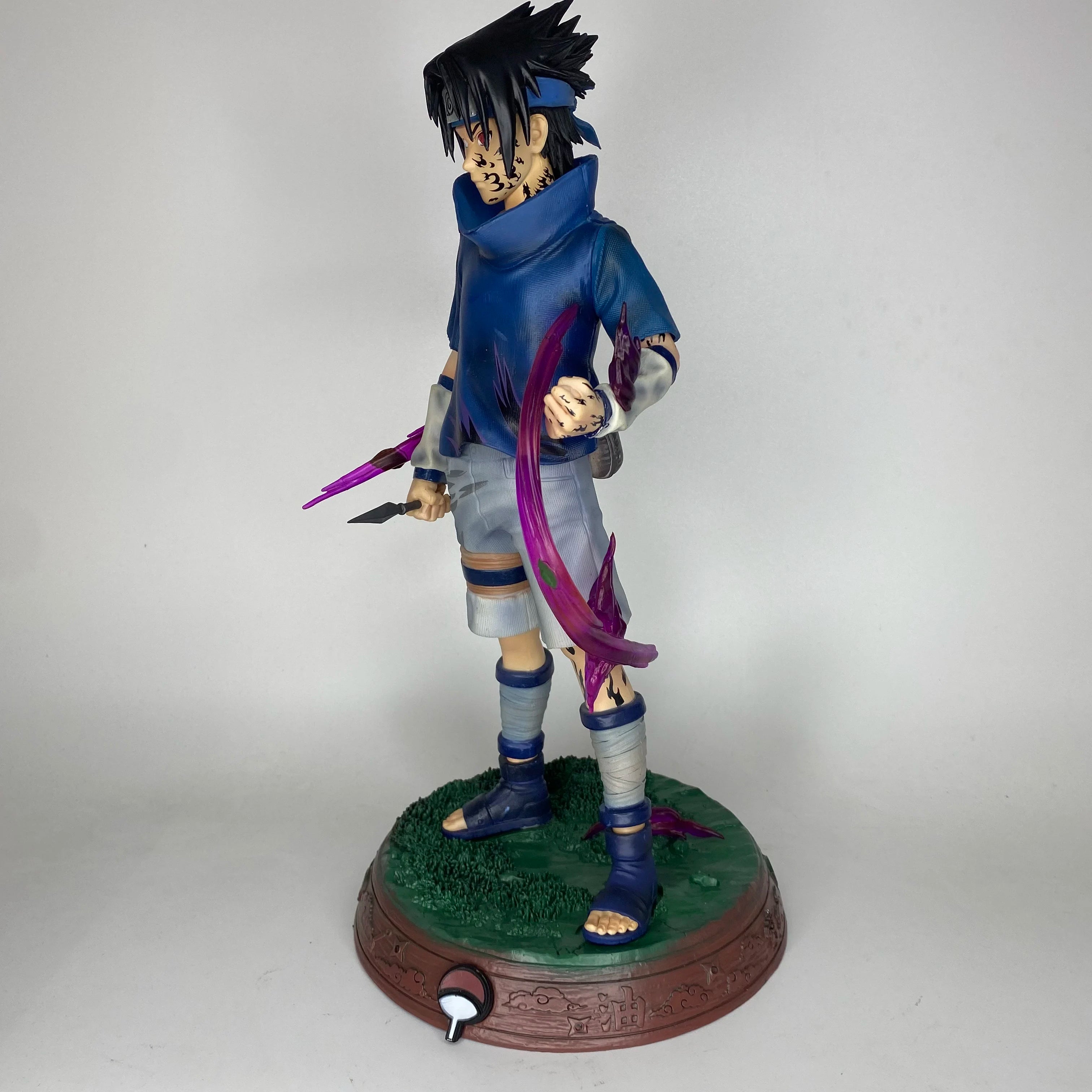 Anime GK Ornament Statue - Hokage Handheld Uchiha Watergate Spell Sasuke Standing Model Resonance Series Collectible Gift