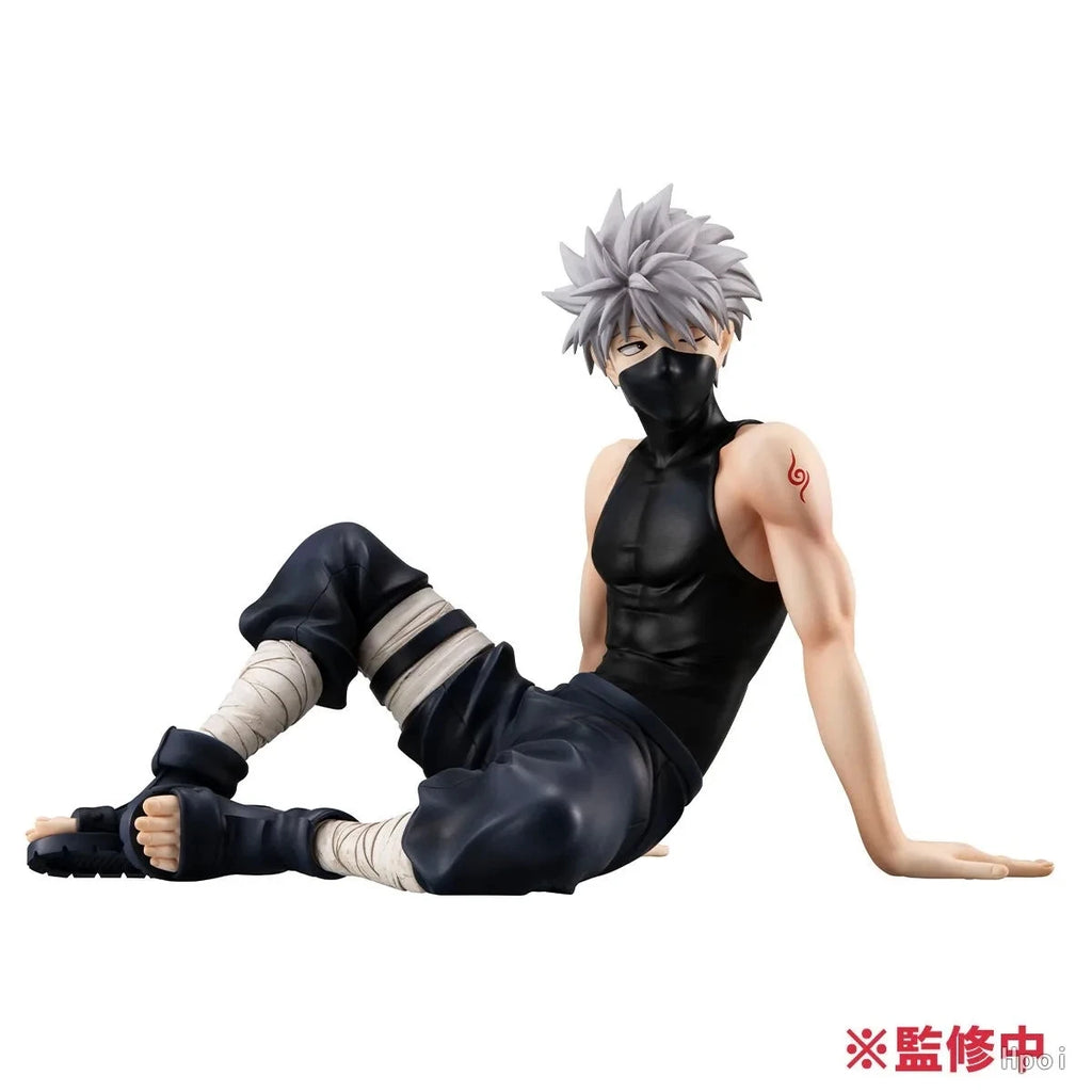 9cm Anime Naruto Shippuuden Hatake Kakashi Figur Sitzhaltung Sterne PVC Sammlung Modell Geburtstag Geschenke Ornamente Spielzeug