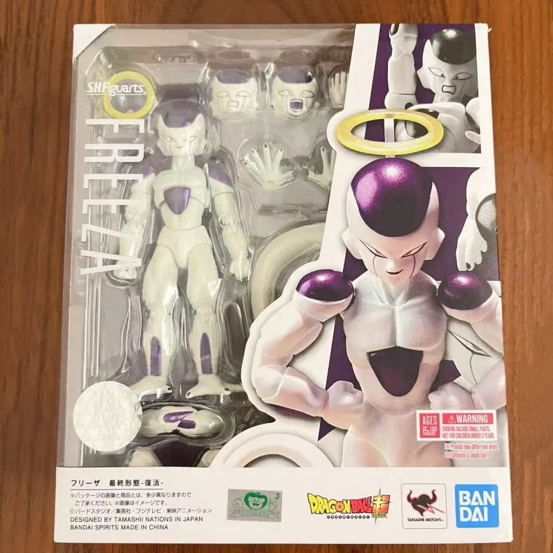 Bandai Original Dragon Ball SHF Frieza The Fourth Form Anime-Figuren Action-Modell Spielzeug Kindergeburtstagsgeschenk Limitierte Auflage Coole Geschenke