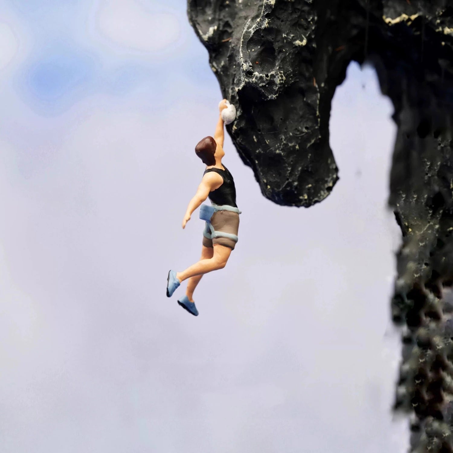 1/64 Miniature Figure Sports Climbing Climber Model Collectible 1/87 Minifigures DIY Garage Scene Decoration Micro-landscape