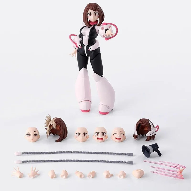 In Stock Bandai SHF Uraraka Ochako My Hero Academia Movable Figures New in Stock Movable Figures Collection Gifts
