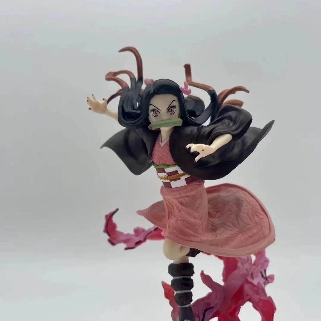 Dämon Slayer Anime Figur Zero Kamado Nezuko 21CM Kimetsu No Yaiba Action Figur Dekoration Sammlung Spielzeug Für Kinder Geschenke