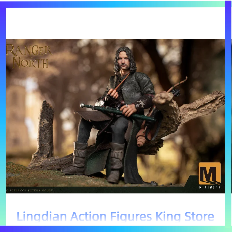 In Stock Miniwork 1/12 Northern Ranger Aragorn MW-001 Animation Character Model Action Figure Toy Collection Gift