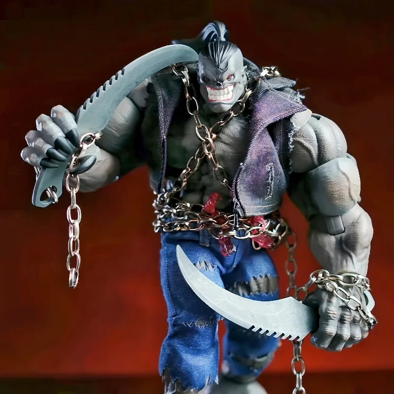 Axytoys Devil Deluxe Version Action Figure AXYD001B D002B Official Red And Grey Color With Accessories Muscle Model Toys Gift