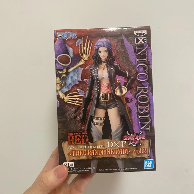Bandai Original Banpresto Anime One Piece Film RED DXF Nico Robin Action Figure Model Collection Toy gifts Figures Toys In Stock