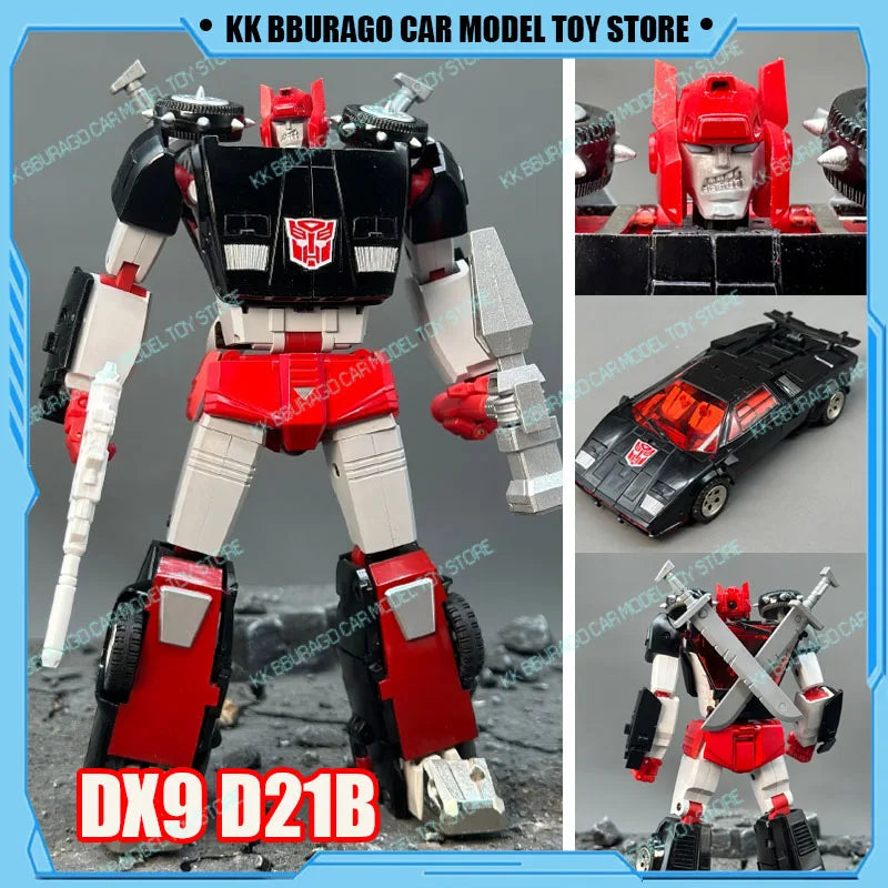 DX9 TOY Transforation D21B Action Figures Dark Samurai MP Scale G1 Model Figurines Robot Car Toys Children Boy Gift Collection
