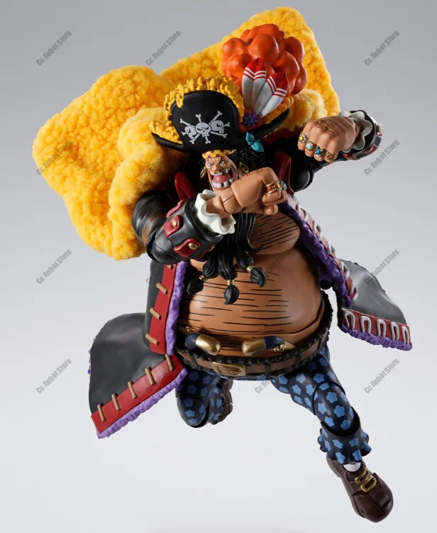In Stock Bandai S.H.Figuarts Marshall D. Teach - The Four Emperors Barbanegra 24CM PVC Figurine Collectible Model Toy for Gift