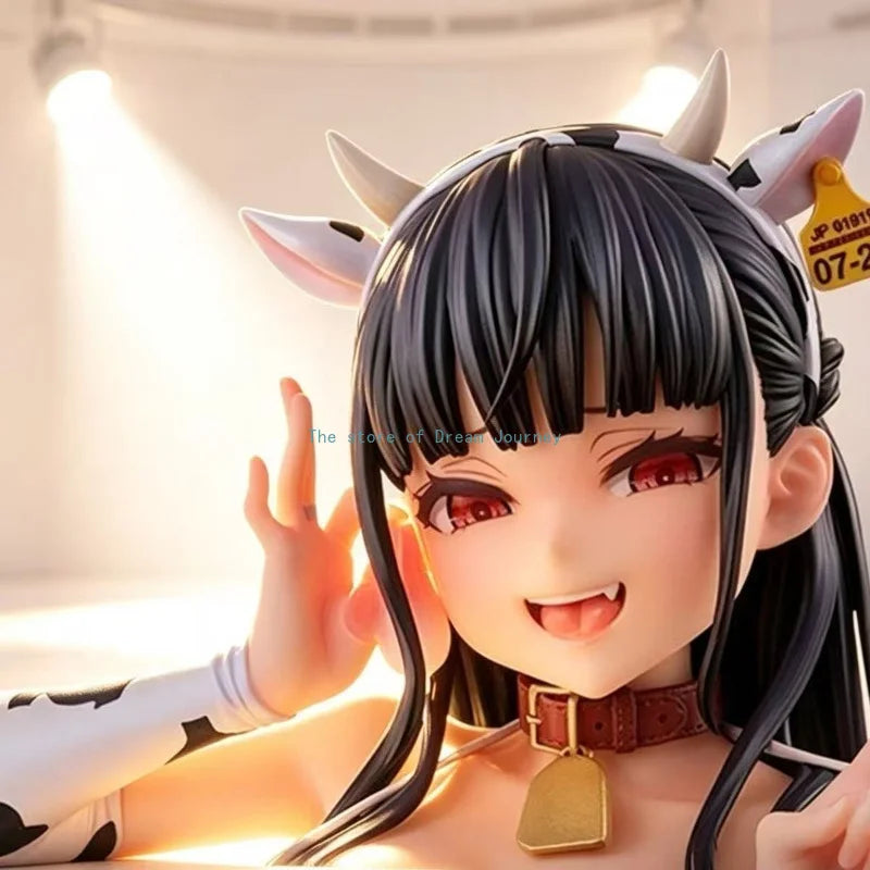 boxed 19cm cow shijoji airi two-dimensional beautiful girl squatting trendy model ornaments gift peripherals